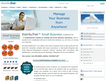 Tablet Screenshot of distributrak.com
